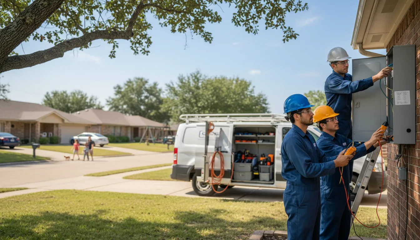 Certified electrician providing emergency electrical services in Panama, IA